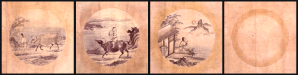 Ten Ox-herder paintings attributed to the Japanese monk painter Tenshō Shūbun