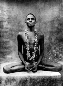 Picture of a young Bhagawan Nityananda